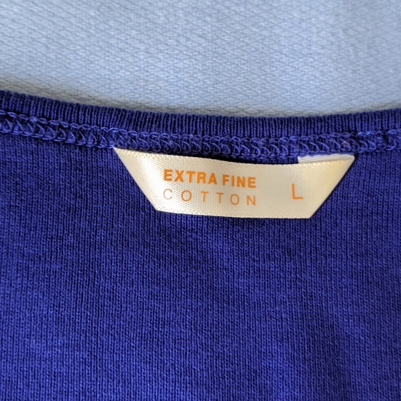 Uniqlo cotton tank - blue - Picture 3 of 5